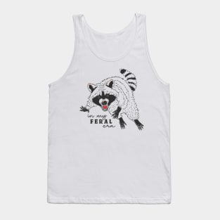 Feral Raccoon Tank Top